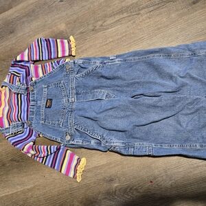 OshKosh B'gosh Blue Overalls with Adjustable Straps and Classic Denim Fabric
